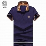 Versace Short Sleeve Crew Polo Shirts For Men # 278978