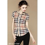 Burberry Short Sleeve Shirts For Women # 279128, cheap For Women