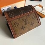 Louis Vuitton portefeuil dauphine compact monogram reverse trifold wallet For Women # 279274, cheap Louis Vuitton Wallet