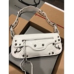 Balenciaga Pink Le Cagole Small Stud-embellished Leather Shoulder Bag For Women # 279290, cheap Balenciaga Handbags