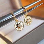 Dior Rose des Vents Earrings For Women # 279394, cheap Dior Earrings