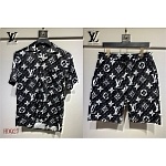 Louis Vuitton Monogram Short Sleeve Shirt And Short For Men # 279414