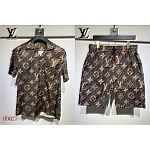 Louis Vuitton Monogram Short Sleeve Shirt And Short For Men # 279415