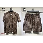 Louis Vuitton Monogram Short Sleeve Shirt And Short For Men # 279416