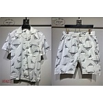 Prada Short Sleeve Shirt And Short For Men # 279421