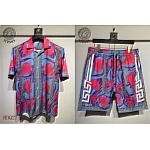 Versace Short Sleeve Shirt And Short For Men # 279430