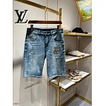 Louis Vuitton Denim Shorts For Men # 279767