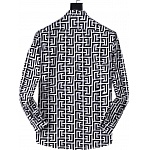 Fendi FF Motif Short Long Sleeve Shirts For Men # 279856, cheap Fendi Shirts