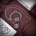 Loewe Necklace and Bracelet Set For Women # 279937, cheap Jewelry Sets