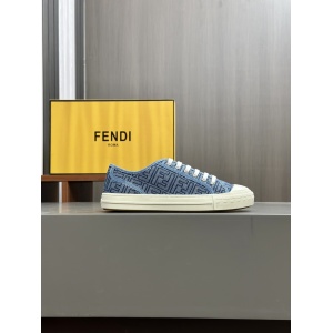 $92.00,Fendi Domino Canvas Sneakers For Men # 280381