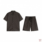 Fendi Shirt&Short Set Unisex # 280158