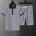 Fendi Shirt&Short Set Unisex # 280159, cheap Fendi Tracksuits