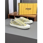 Fendi Domino Canvas Sneakers For Men # 280380, cheap Fendi Sneakers