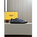 Fendi Domino Canvas Sneakers For Men # 280384, cheap Fendi Sneakers