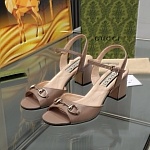 Gucci Calfskin Miro Soft Horsebit Mid Heel Sandals 39 Bright Camel For Women # 280429