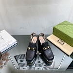 Gucci Horsebit 85 Platform Court Shoes For Women # 280442, cheap Gucci Sandals