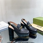 Gucci Horsebit 85 Platform Court Shoes For Women # 280442, cheap Gucci Sandals