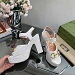 Gucci Horsebit 85 Platform Court Shoes For Women # 280447, cheap Gucci Sandals