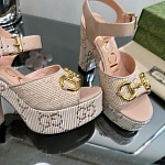 Gucci Horsebit 85 Platform Court Shoes For Women # 280448, cheap Gucci Sandals