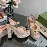 Gucci Horsebit 85 Platform Court Shoes For Women # 280448, cheap Gucci Sandals
