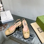 Gucci Horsebit leather slingback pumps For Women # 280451, cheap Gucci Sandals
