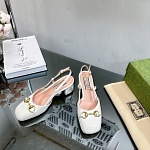 Gucci Horsebit leather slingback pumps For Women # 280452, cheap Gucci Sandals