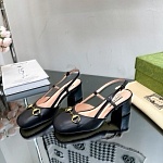Gucci Horsebit leather slingback pumps For Women # 280453, cheap Gucci Sandals