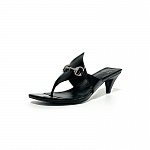 Gucci Mariame Patent Leather Thong Sandals For Women # 280545, cheap For Women