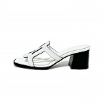 Hermes Block Heel Izzy 60 sandal For Women # 280549, cheap Hermes Sandals