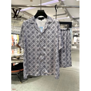 $55.00,Louis Vuitton Shirt&Short Set For Men # 281014