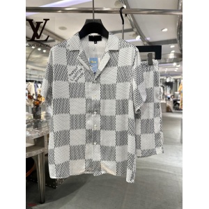 $55.00,Louis Vuitton Shirt&Short Set For Men # 281017