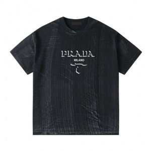 $35.00,Prada Short Sleeve T Shirts Unisex # 281112