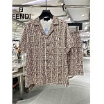 Fendi Shirt&Short Set For Men # 281019