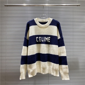 $48.00,Celine Crew Neck Oversized Sweaters Unisex # 281128