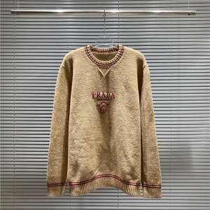 $45.00,Prada Crew Neck Sweaters For Men # 281244