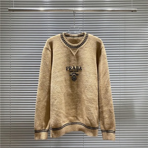 $45.00,Prada Crew Neck Sweaters For Men # 281246