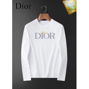 $26.00,Dior Long Sleeve Cotton T Shirts For Men # 281767