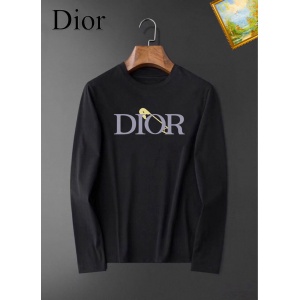 $26.00,Dior Long Sleeve Cotton T Shirts For Men # 281768