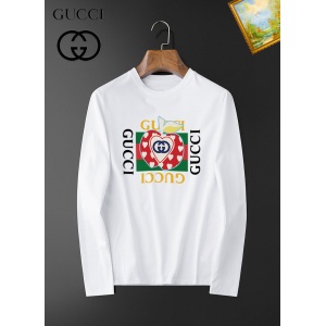 $26.00,Gucci Long Sleeve Cotton T Shirts For Men # 281779