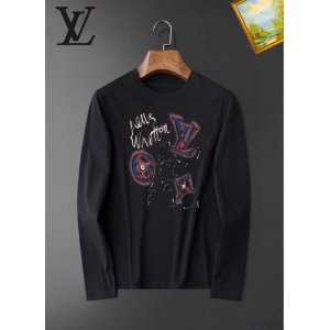 $26.00,Louis Vuitton Long Sleeve Cotton T Shirts For Men # 281790