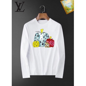 $26.00,Louis Vuitton Long Sleeve Cotton T Shirts For Men # 281791