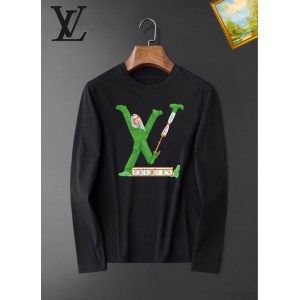 $26.00,Louis Vuitton Long Sleeve Cotton T Shirts For Men # 281796