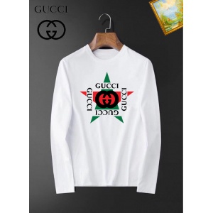 $26.00,Gucci Long Sleeve Cotton T Shirts For Men # 281797