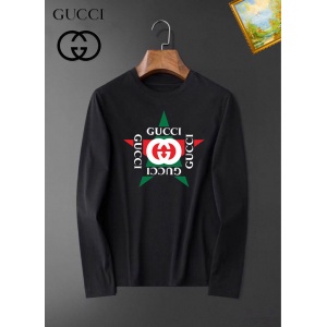 $26.00,Gucci Long Sleeve Cotton T Shirts For Men # 281798