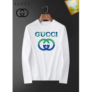 $26.00,Gucci Long Sleeve Cotton T Shirts For Men # 281799