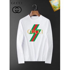 $26.00,Gucci Long Sleeve Cotton T Shirts For Men # 281803