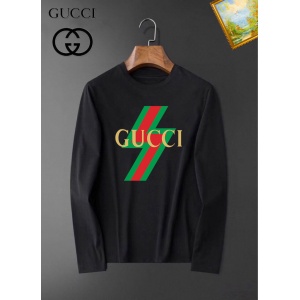 $26.00,Gucci Long Sleeve Cotton T Shirts For Men # 281804