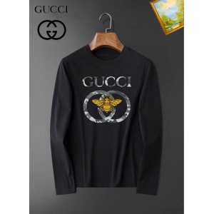 $26.00,Gucci Long Sleeve Cotton T Shirts For Men # 281806