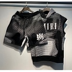 Amiri Sleeveless Hoodie and Shorts Sets # 281161