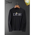 Dior Long Sleeve Cotton T Shirts For Men # 281768